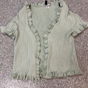 Short sleeve cardigan